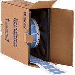 image of Brady Permasleeve PS-750-2-BL Die-Cut Printer Sleeve - Polyolefin - Blue - B-342 - 99238