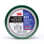 image of 3M 471 Green Marking Tape - 2 in Width x 36 yd Length - 5.2 mil Thick - 68822