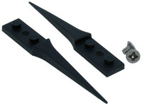 image of Excelta Four Star 179A-RTX Utility Tweezer Tips - 0.02 in - EXCELTA 179A-RTX