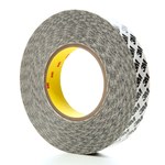 image of 3M 9086 White Bonding Tape - 1 in Width x 55 yd Length - 7.5 mil Thick - Glassine Paper Liner - 07781
