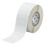 image of Brady THT-18-428-3 Die-Cut Printer Label Roll - 3 in x 1 in - Polyester - Silver - B-428 - 30136