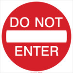 image of Brady B-959 Aluminum Square Reflective White Restricted Area Sign - 30 in Width x 30 in Height - 94150
