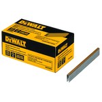 image of Dewalt 20 ga Carpet Staples DWCS20056 - 9/16 in - Steel - Divergent Point - 3/16 in Crown