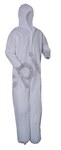 image of Epic Cleanroom Coveralls 226893-L - Size Large - Non-Woven Fabric - ISO Class 6 - White