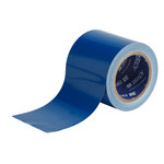 image of Brady GuideStripe Blue Marking Tape - 4 in Width x 100 ft Length - 0.004 in Thick - 64918