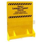image of Brady Prinzing Yellow Lockout Device Station - 23 3/4 in Width - 30 in Height - 754473-45554