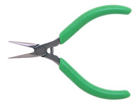 Xcelite by Weller Smooth Needle Nose Straight Needle Nose Gripping Pliers - 4 in Length - Foam Cushion Grip - L4GN