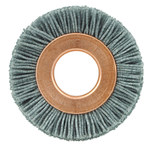 image of Weiler Nylox 29353 Wheel Brush - 1 1/2 in Dia - Crimped Nylon Bristle