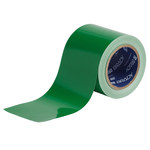 image of Brady GuideStripe Green Marking Tape - 4 in Width x 100 ft Length - 0.004 in Thick - 64951