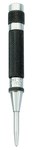 image of Starrett Steel Automatic Center Punch - 4 in (100mm) Length - 7/16 in (11mm) Diameter - 18AA