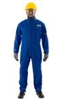 image of Ansell AlphaTec Chemical-Resistant Coveralls 66-677 666773XL - Size 3XL - Blue - 05433