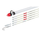 image of Milwaukee White Fiberglass Fish Stick Combo Kit - 25 ft Length - 48-22-4160