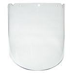 image of MSA V-Gard Clear Polycarbonate Visor - 10.37 in Width - 17 in Height - 641817-02601