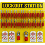 Brady Yellow Lockout/Tagout Kit -.1875 in Depth - 23.5 in Width - 21.5 in Height - 754473-63183