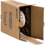 image of Brady Permasleeve 2HX-250-2-OR-4 Die-Cut Printer Sleeve - 0.492 in x 0.445 in - Polyolefin - 81888