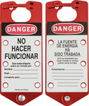 image of Brady Red Aluminum Lockout/Tagout Hasp 39480 - 754473-39480