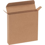 image of Kraft Reverse Tuck Folding Cartons - 1 in x 5.25 in x 5.25 in - 3259