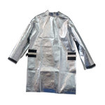 image of Chicago Protective Apparel Medium Aluminized Para Aramid Blend Heat-Resistant Coat - 40 in Length - 564-AKV-40 MD