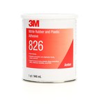 image of 3M 826 Nitrile Plastic Adhesive Amber Liquid 1 qt Can - 19707
