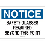 image of Brady B-120 Fiberglass Reinforced Polyester Rectangle White PPE Sign - 10 in Width x 7 in Height - 47307
