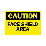 image of Brady B-401 Polystyrene Rectangle Yellow PPE Sign - 14 in Width x 10 in Height - 22587