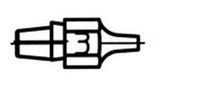 image of Weller 0051314399 Desolder - Eccentric Tip - Desolder - Eccentric - 20909