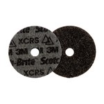 image of 3M Scotch-Brite PN-DH Precision Shaped Ceramic Dark Gray Precision Surface Conditioning Hook & Loop Disc - Extra Coarse - 4 in Diameter - 5/8 in Center Hole - 89227
