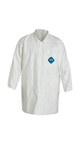 image of Dupont TY212S White Large Tyvek 400 Lab Coat - Fits 38 1/4 in to 41 3/4 in Chest - 36 1/2 in Length - TY212SWHLG0008G1