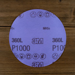 image of 3M Hookit 360L Hook & Loop Disc 55723 - Aluminum Oxide - 5 in - P1000 - Super Fine
