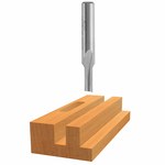image of Bosch 1/8 in Router Bits 85152B100 - High Speed Steel - 1 Flute - 1/4 in Shank