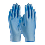 image of PIP Ambi-dex 64-V77BPF Blue Large Powder Free Disposable Gloves - Industrial Grade - 5 mil Thick - 64-V77BPF/L