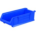 image of Akro-Mils Akrobin 200 lb Blue Industrial Grade Polymer Stacking Storage Bin - 23 7/8 in Length - 11 in Width - 7 in Height - 1 Compartments - 30286 BLUE