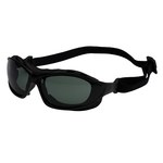 Kimberly-Clark Epic V50 Standard Safety Glasses Clear Lens - Black/Red Frame - Wrap Around Frame - 036000-33345