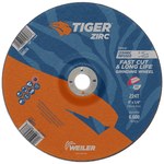 image of Weiler Tiger Zirc Grinding Wheel 58077 - 9 in - Zirconium - 24 - T