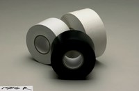 image of 3M Venture Tape 1506R Black Sealing Tape - 1 in Width x 36 yd Length - 6 mil Thick - 95440