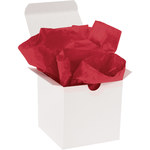 image of Scarlet Tissue Paper - 15 in x 20 in - 10# Basis Weight Thick - 11935