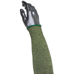 image of PIP Kut Gard Cut-Resistant Arm Sleeve S10ATAFR/5HA-EW-ES6 S10ATAFR/5HA-EW-ES6-18 - Size 18 in - Green - 38586