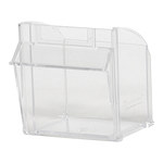 image of Akro-Mils Tiltview 5 lb Gray Polystyrene Shelf Storage Bin - 2 1/2 in Length - 23 5/8 in Width - 3 3/16 in Height - 1 Compartments - 06709