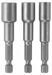 image of Bosch Hex Magnetic Nutsetter Set CC2490 - 1/4 in Shank - High Carbon Steel - 31564