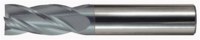 image of Bassett End Mill B01650 - 3/4 in - Carbide - 4 Flute - 3/4 in Straight Shank