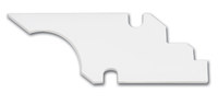 image of Shaviv Ceramix Q11 Plastic Deflashing Blade 151-00132 Curved Tip - 60610