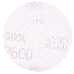 image of 3M Hookit 360L Coated Aluminum Oxide Purple Hook & Loop Disc - Film Backing - 3 mil Weight - P600 Grit - Extra Fine - 3 in Diameter - 20891