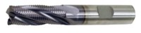 image of Cleveland End Mill C30989 - 1 in - M42 High-Speed Steel - 8% Cobalt - 5 Flute - 1 in Straight w/ Weldon Flats Shank