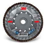 image of 3M 769F Type 27 Flap Disc 29883 - Ceramic Precision-Shaped Grain - 4 1/2 in - 40+ - Coarse