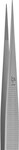 image of Excelta Forceps - Stainless Steel Straight Serrated Point Tip - 0.016 in Tip Width - 6.375 in Length - JS-1