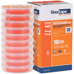 image of Shurtape Orange Electrical Tape - 3/4 in Width x 66 ft Length - 7.0 mil Thick - SHURTAPE 104703