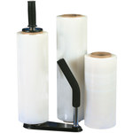 image of Clear Blown Hand Stretch Film - 12 in x 2000 ft - 7077
