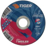image of Weiler Tiger Cutting Wheel 57081 - 4-1/2 in - Aluminum Oxide - 60 - T
