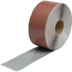 image of Brady ToughStripe Max Gray Marking Tape - 4 in Width x 100 ft Length - 0.050 in Thick - 63969