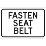 image of Brady B-959 Aluminum Rectangle White Stop Signs, Traffic Control Signs & Banners Sign - 115477